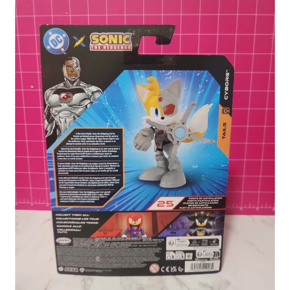 DC x Sonic the Hedgehog TAILS CYBORG 5-inch Action Figure Sonic DC - Picture 2 of 4